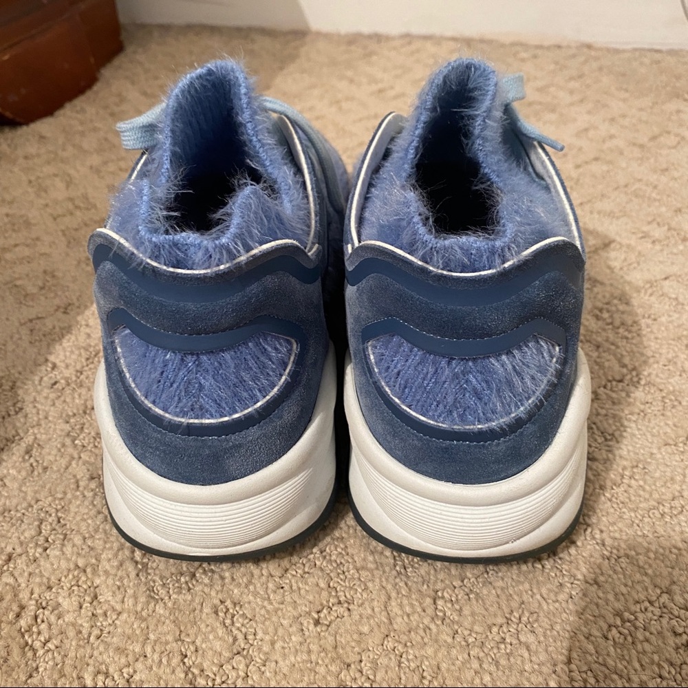 Chanel Suede Calfskin Stretch Fabric CC Sneakers - Picture 11 of 14